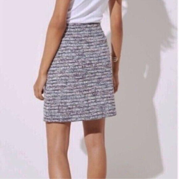NWT LOFT Faux Wrap Tie Waist Mini Skirt, Small - Picture 3 of 5